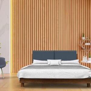 Upholstered Contemporary Queen Platform bed